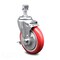 Service Caster 5 Inch Red Polyurethane Wheel Swivel 12mm Threaded Stem Caster with Brake SCC-TS20S514-PPUB-RED-TLB-M1215 - alternate 2